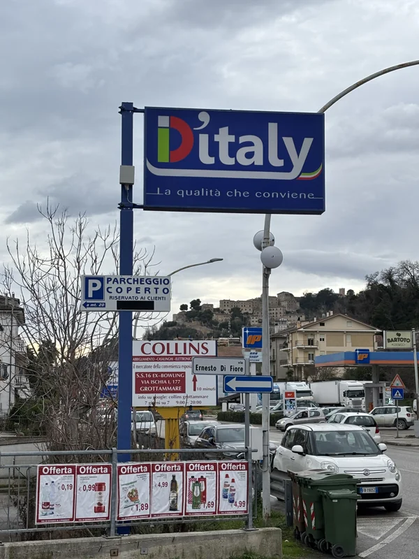 totem insegna gina srl d-italy cupra marittima